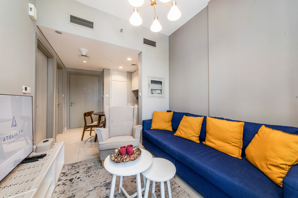 Дубай: Апартаменты Zada Tower 1BR with Excellent Dubai Canal View