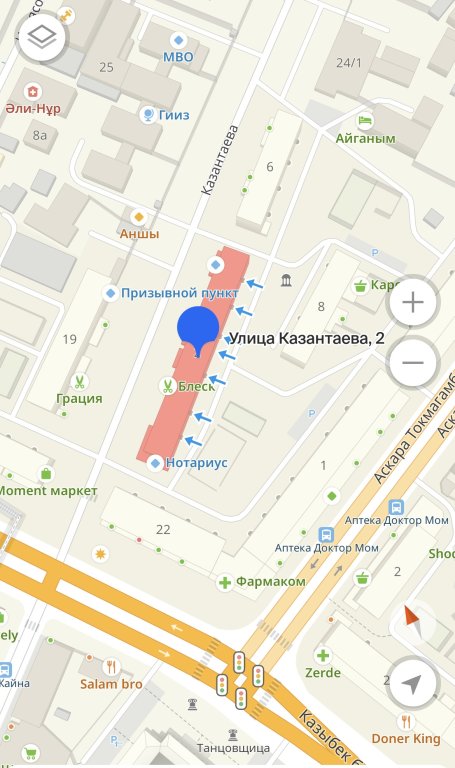 Кызылорда: Квартира 2-х комнатная в центре города
