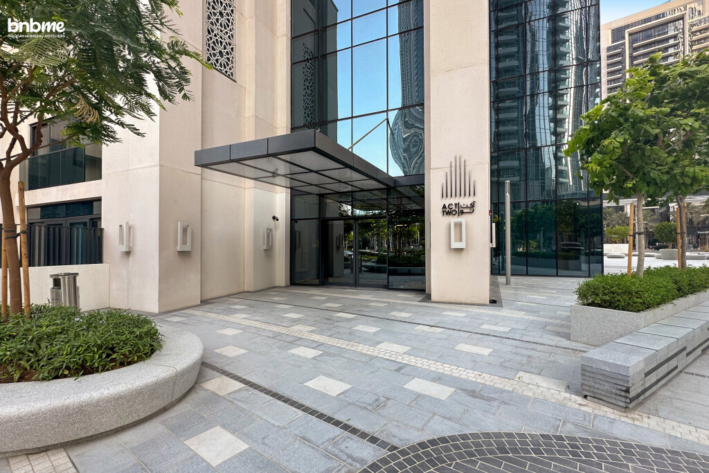 Дубай: Апартаенты Bnbmehomes | Modern 2BR Treasure nr Dubai Fountain - 3302