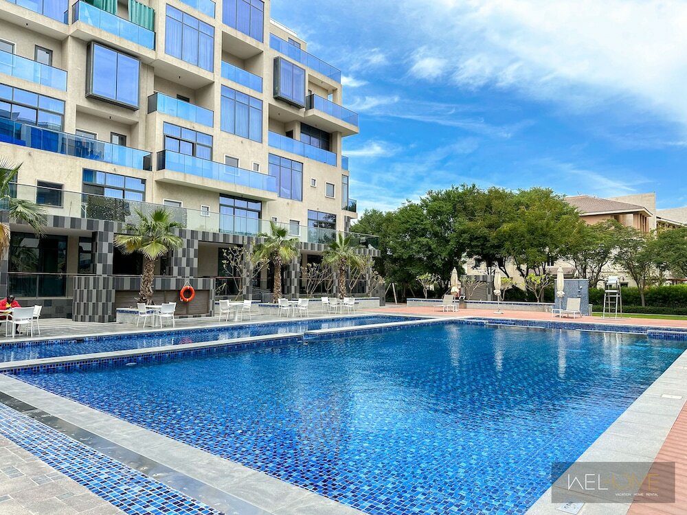 Дубай: WelHome - Prime 1BR Apartment at Oia Residence