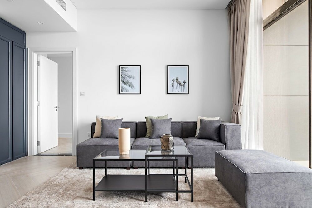 Дубай: Luxurious 1-bedroom Apart With Dubai Skyline View