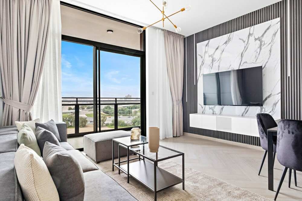 Дубай: Luxurious 1-bedroom Apart With Dubai Skyline View