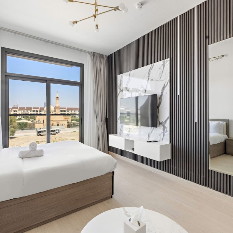 Дубай: Stylish Studio in New Residence With Pool and gym