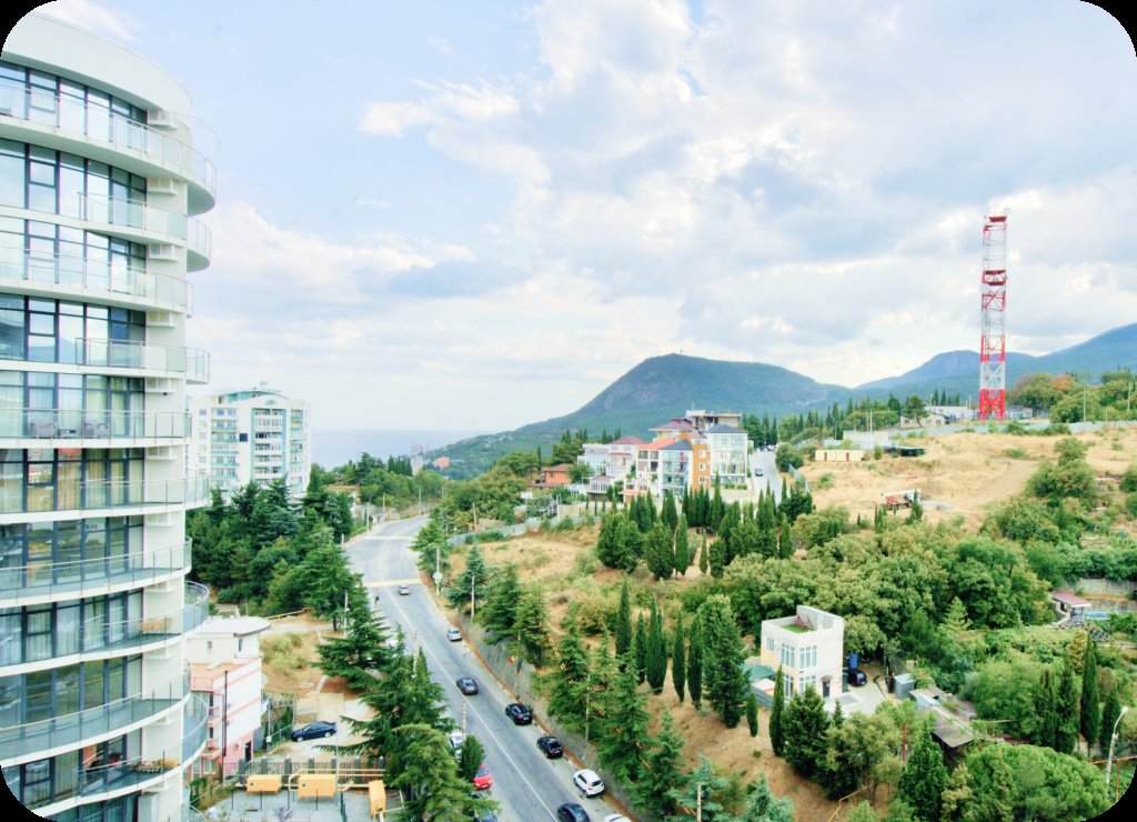 Алушта: Апартаменты с отдельной спальней LS-Lux Moonlight лунного сияния в Алуште