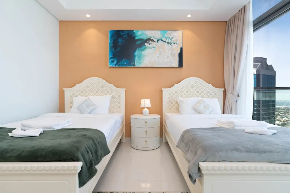 Дубай: Lux BnB Paramount Midtown I Ocean View