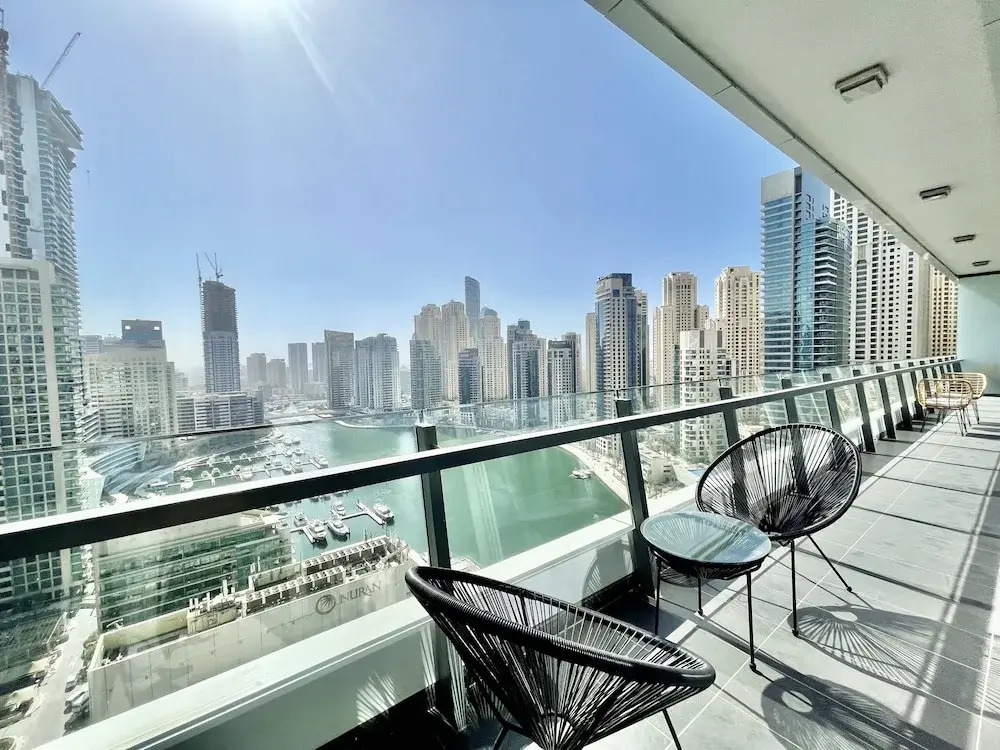 Дубай: Gorgeous 3 Bedrooms With Balcony in the Marina