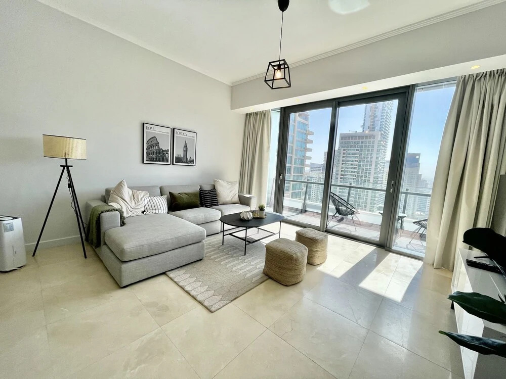 Дубай: Gorgeous 3 Bedrooms With Balcony in the Marina