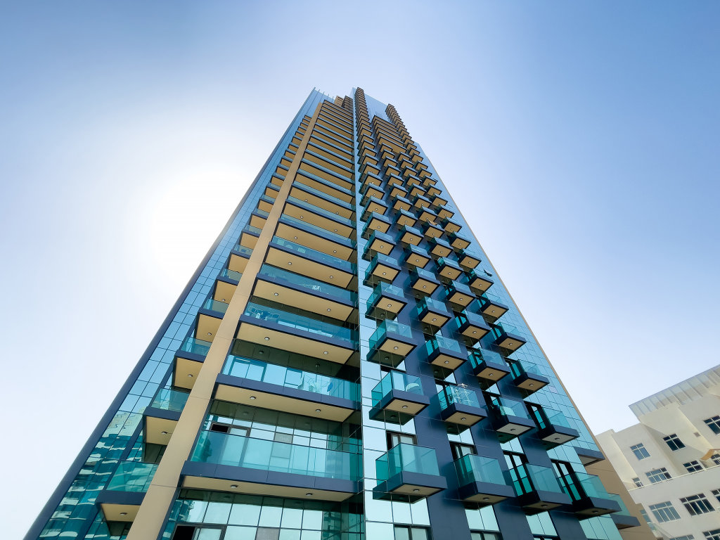 Дубай: Апартаменты The Square Tower JVC Studio with Top City View