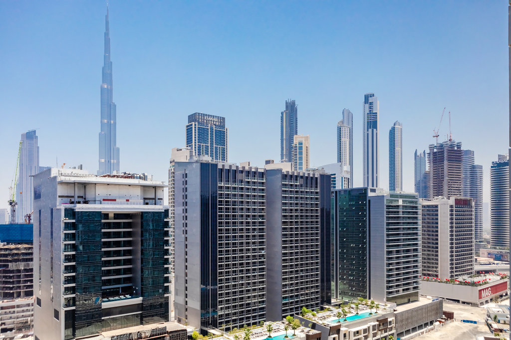 Дубай: Апартаменты Damac Vera 1br With Downtown & Burj Khalifa View
