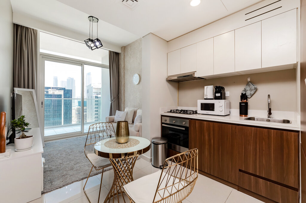 Дубай: Апартаменты Damac Vera 1br With Downtown & Burj Khalifa View