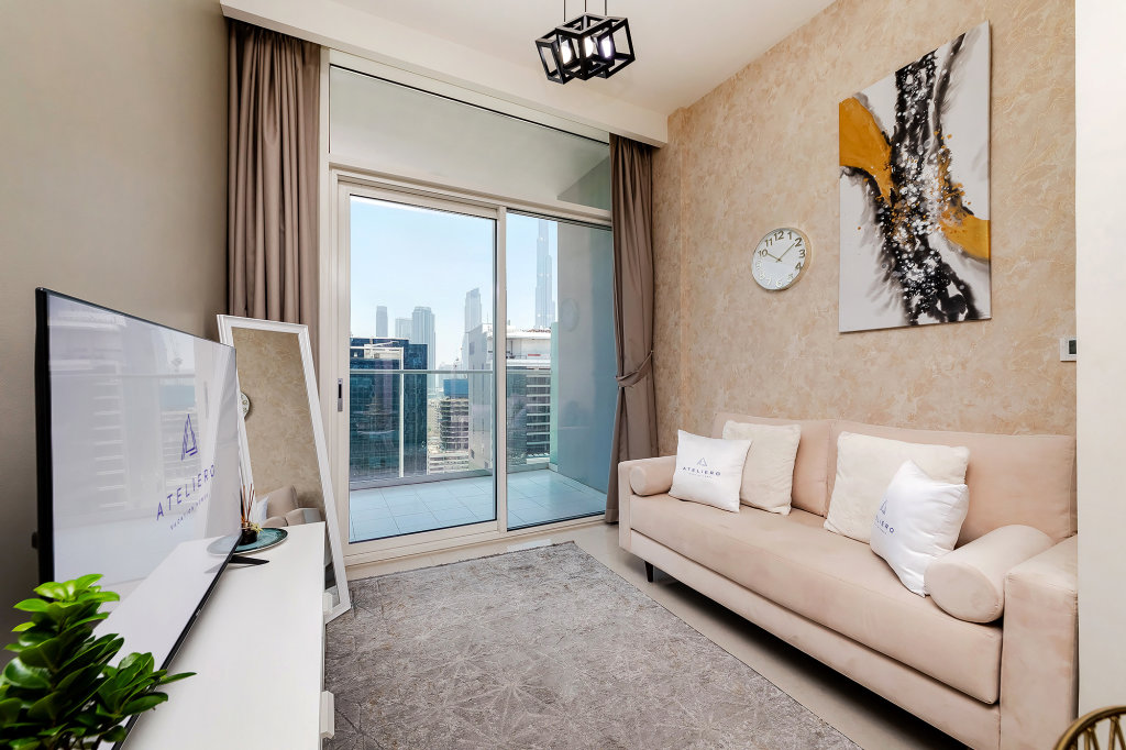 Дубай: Апартаменты Damac Vera 1br With Downtown & Burj Khalifa View
