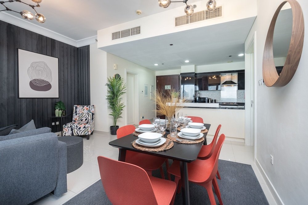 Дубай: Luxury Three Bedroom in Damac Maison Near Dubai Mall by Sojo Stay