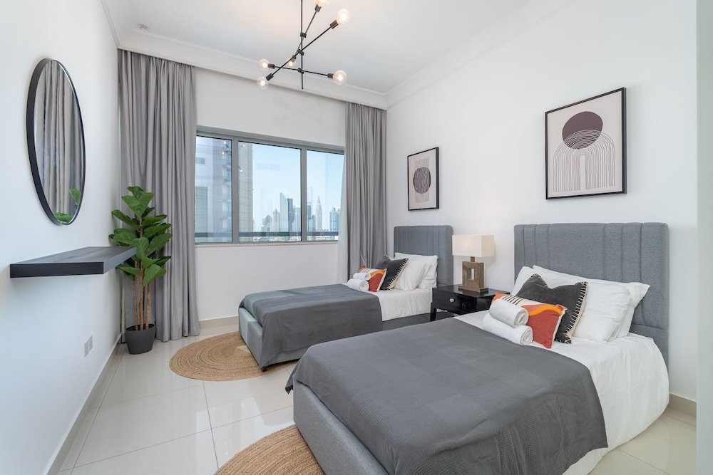 Дубай: Luxury Three Bedroom in Damac Maison Near Dubai Mall by Sojo Stay