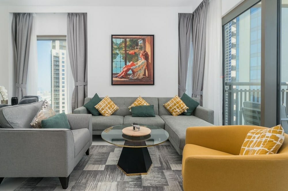 Дубай: New! Luxurious Living Dubai Creek Balcony & View