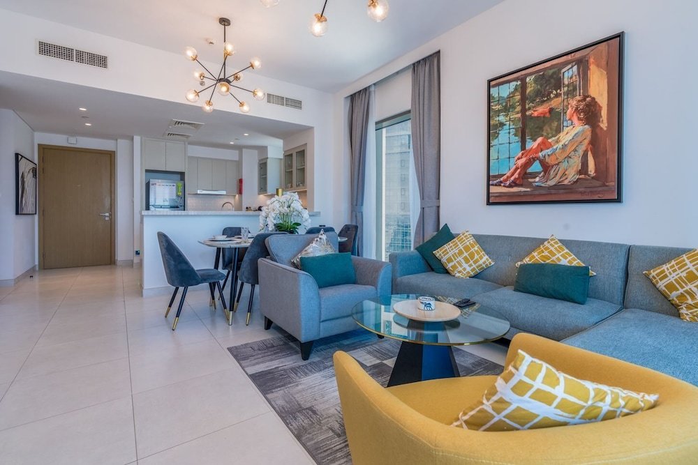 Дубай: New! Luxurious Living Dubai Creek Balcony & View