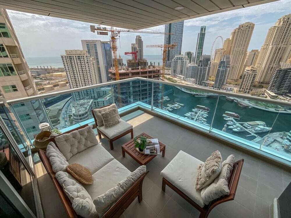 Дубай: Full Marina view - Opal Tower