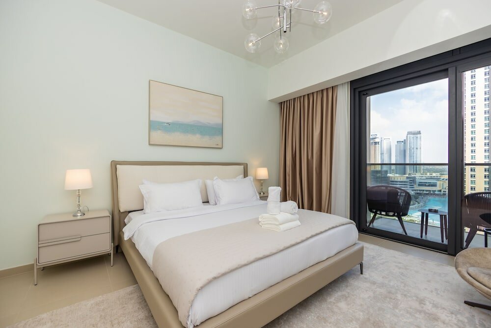 Дубай: Amazing 3BR Burj Khalifa & Fountain View