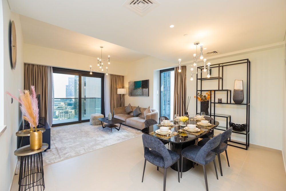 Дубай: Amazing 3BR Burj Khalifa & Fountain View
