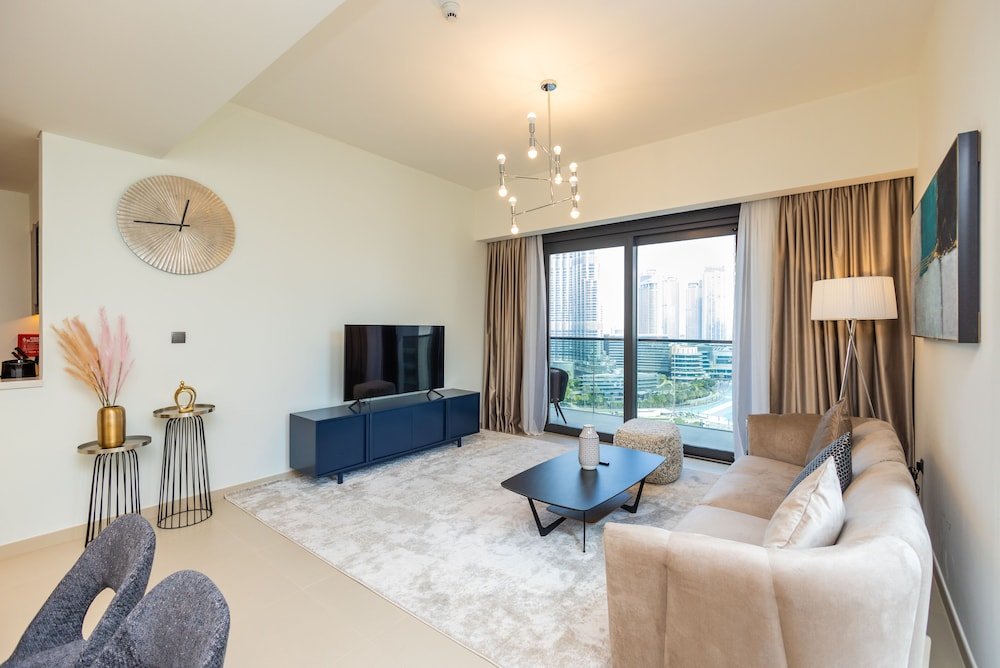 Дубай: Amazing 3BR Burj Khalifa & Fountain View