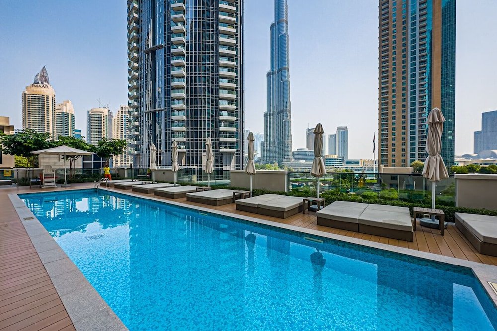 Дубай: Amazing 3BR Burj Khalifa & Fountain View