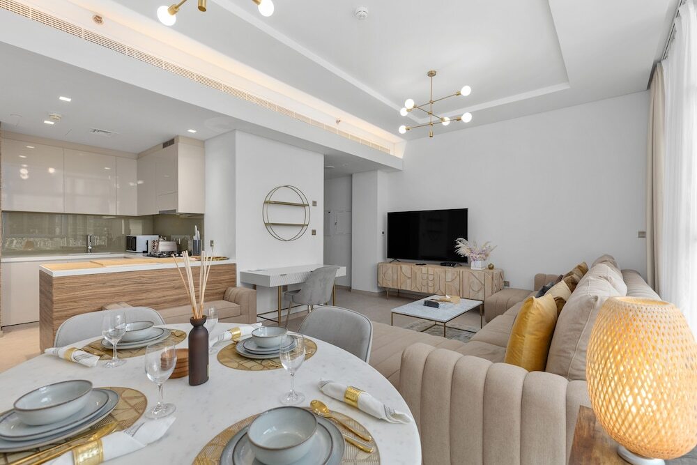 Дубай: Maison Privee - Trendy Apt with Dazzling Views Top-Class Facilities-Banyan Tree