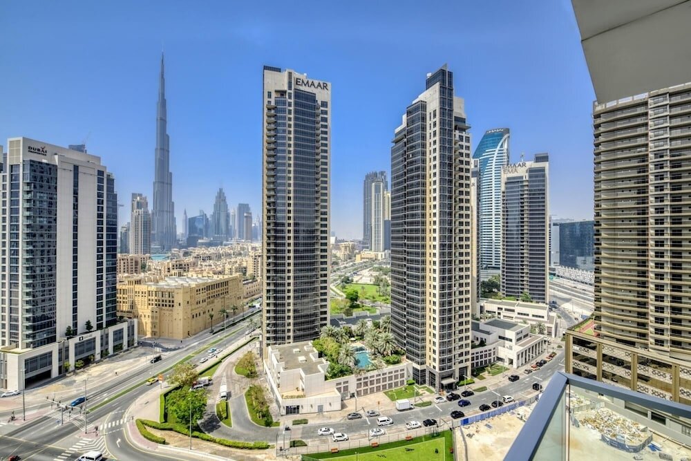 Дубай: Luxury Apt W/Burj Khalifa Vw & Dubai Canal Access