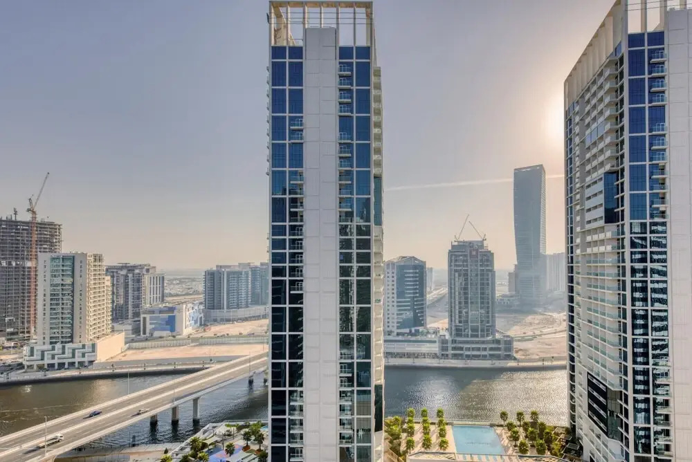 Дубай: Stylish Studio w Dubai Canal Vw in Business Bay