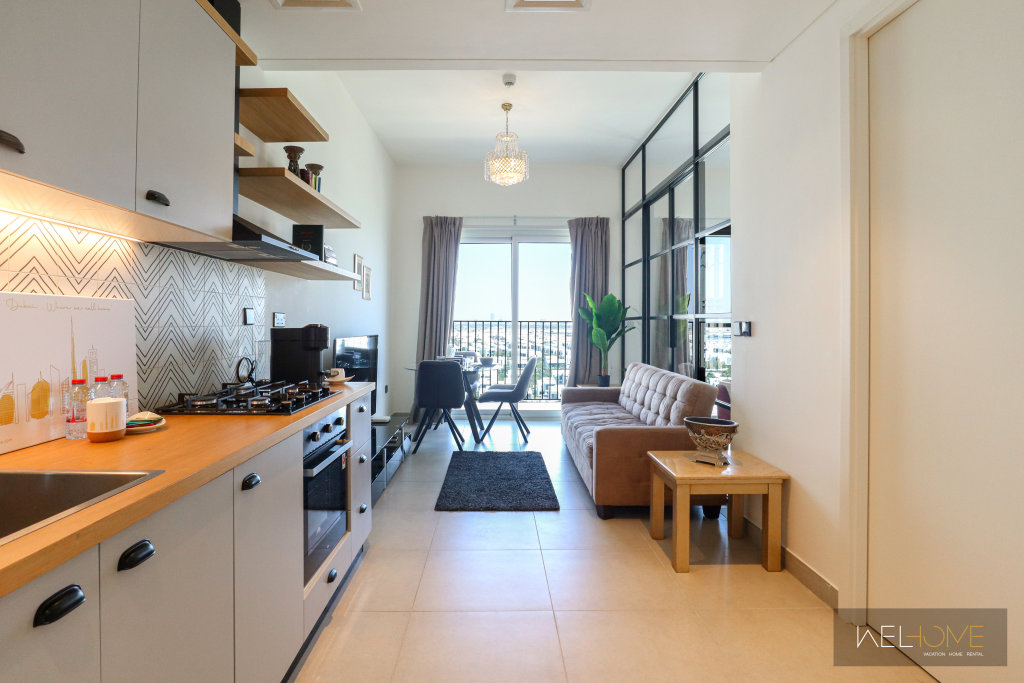 Дубай: Апартаменты WelHome - Contemporary 1BR at Dubai Hills Estate