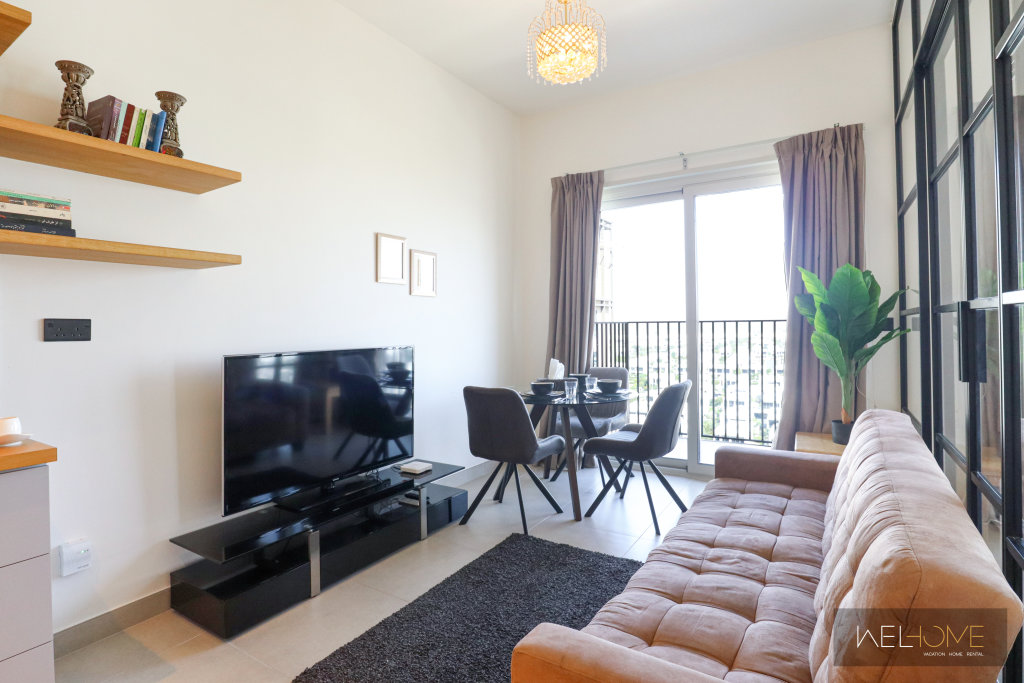 Дубай: Апартаменты WelHome - Contemporary 1BR at Dubai Hills Estate