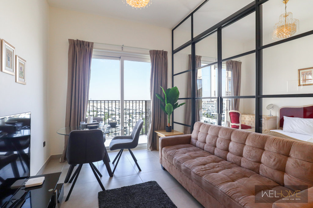Дубай: Апартаменты WelHome - Contemporary 1BR at Dubai Hills Estate