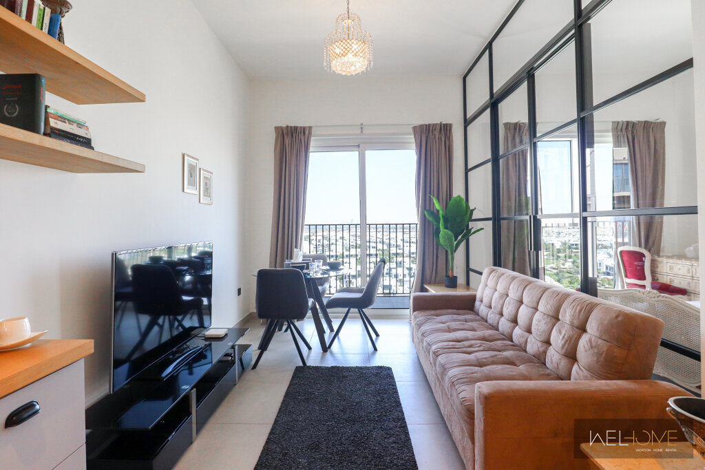 Дубай: Апартаменты WelHome - Contemporary 1BR at Dubai Hills Estate