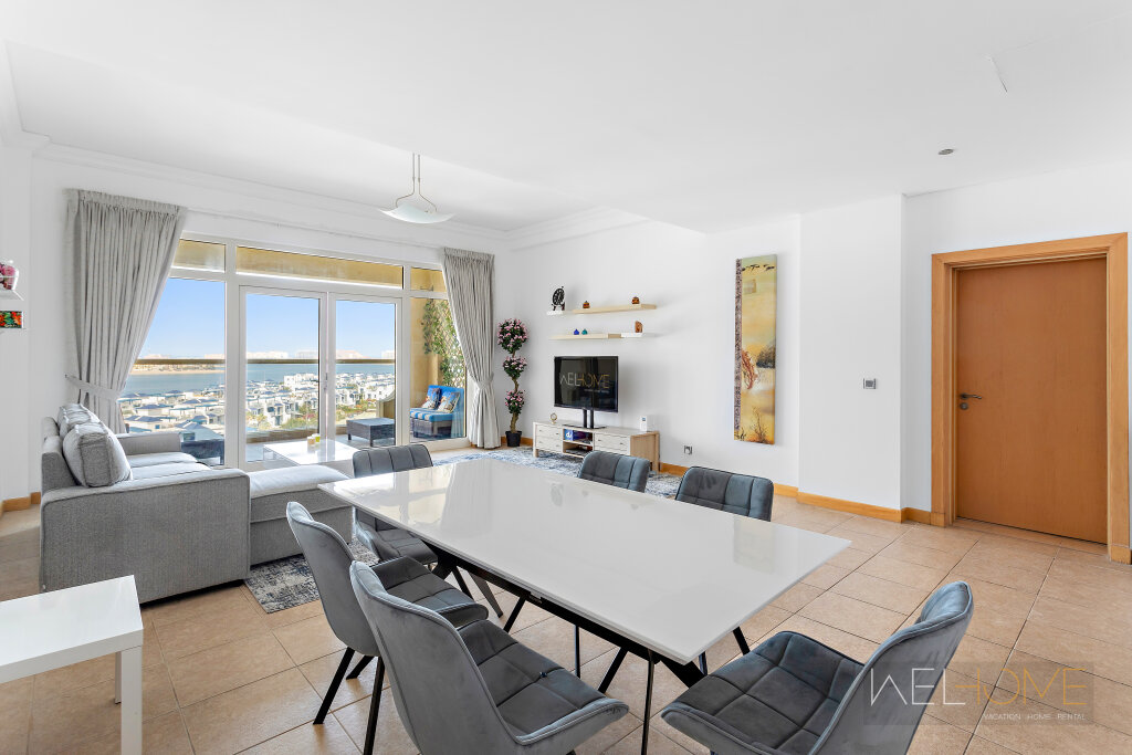 Дубай: Апартаменты WelHome - Breathtaking 1BR Apartment Shoreline The Palm