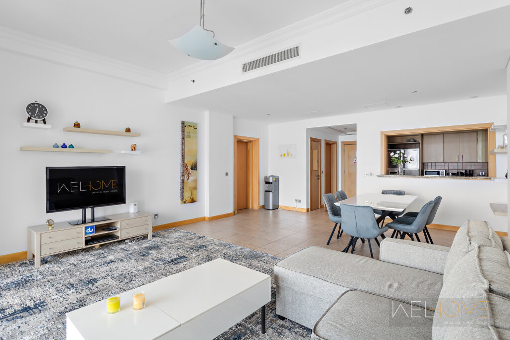 Дубай: Апартаменты WelHome - Breathtaking 1BR Apartment Shoreline The Palm