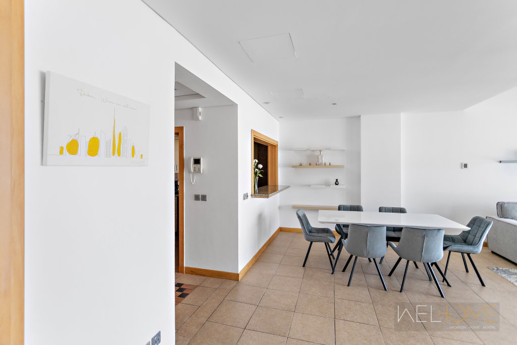 Дубай: Апартаменты WelHome - Breathtaking 1BR Apartment Shoreline The Palm