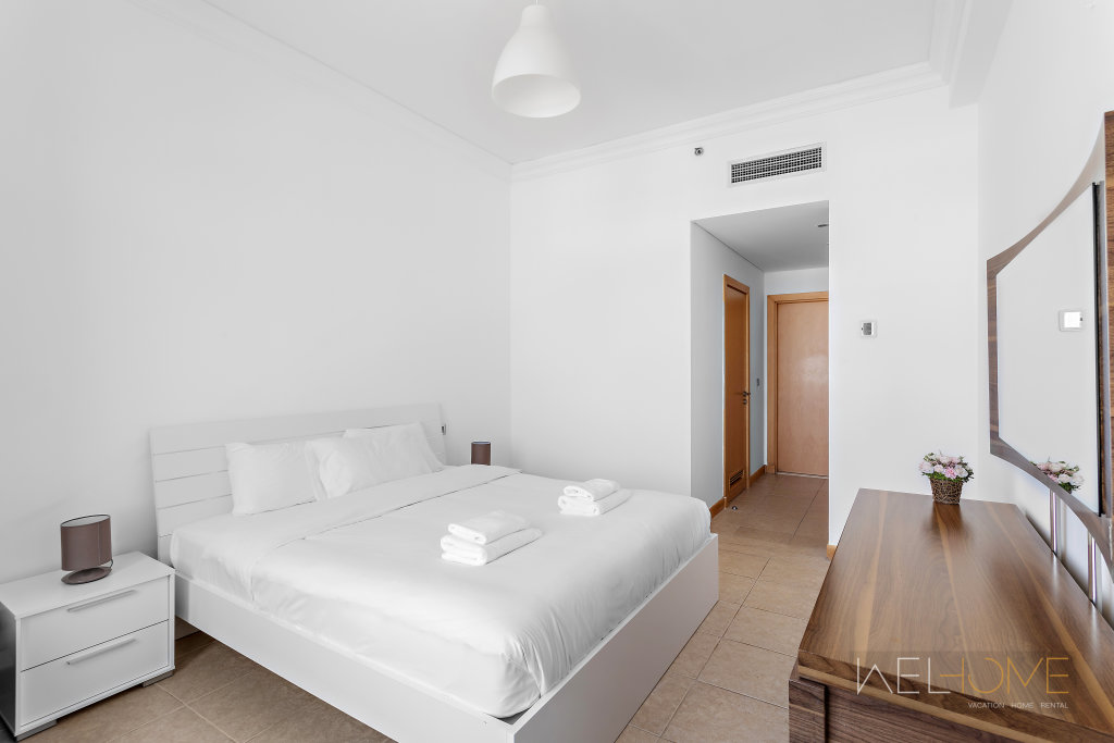 Дубай: Апартаменты WelHome - Breathtaking 1BR Apartment Shoreline The Palm