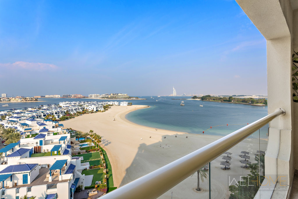 Дубай: Апартаменты WelHome - Breathtaking 1BR Apartment Shoreline The Palm