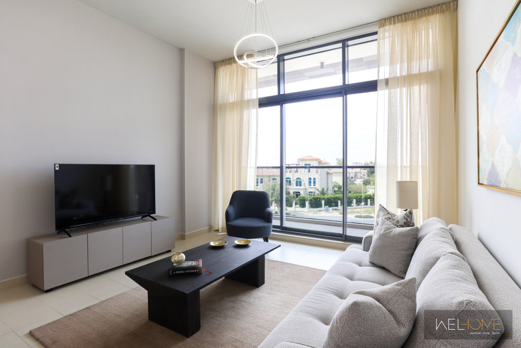 Дубай: Апартаменты WelHome - Prime 1BR Apartment at Oia Residence