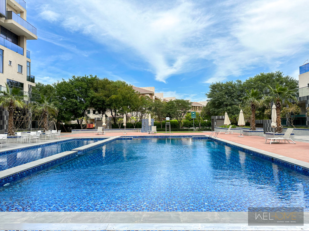 Дубай: Апартаменты WelHome - Prime 1BR Apartment at Oia Residence