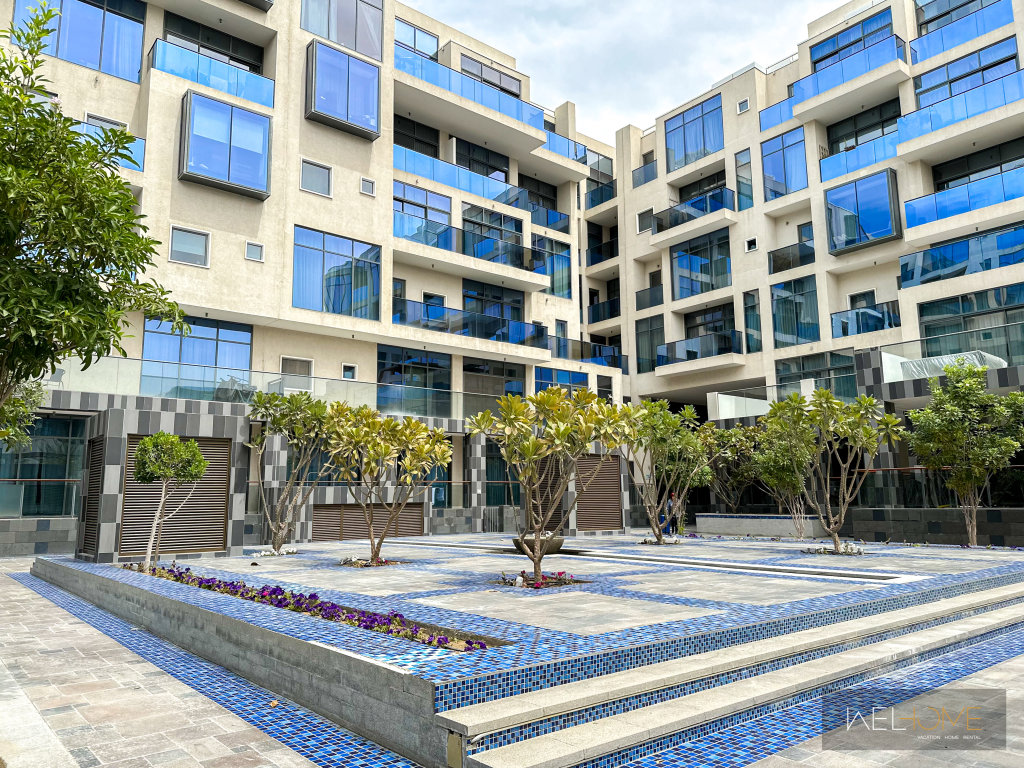 Дубай: Апартаменты WelHome - Prime 1BR Apartment at Oia Residence