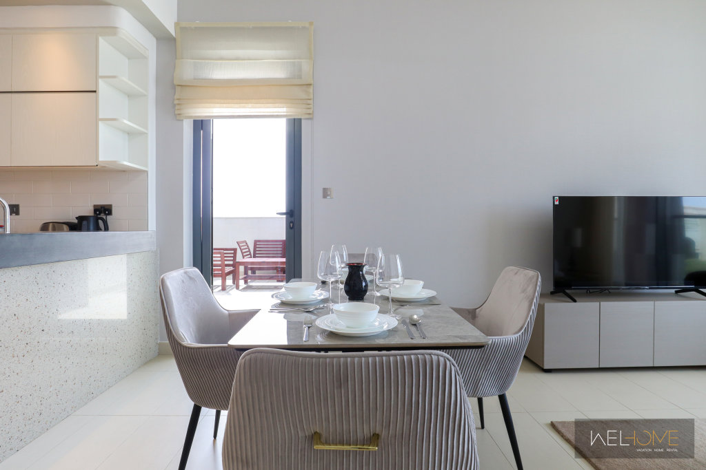 Дубай: Апартаменты WelHome - Prime 1BR Apartment at Oia Residence