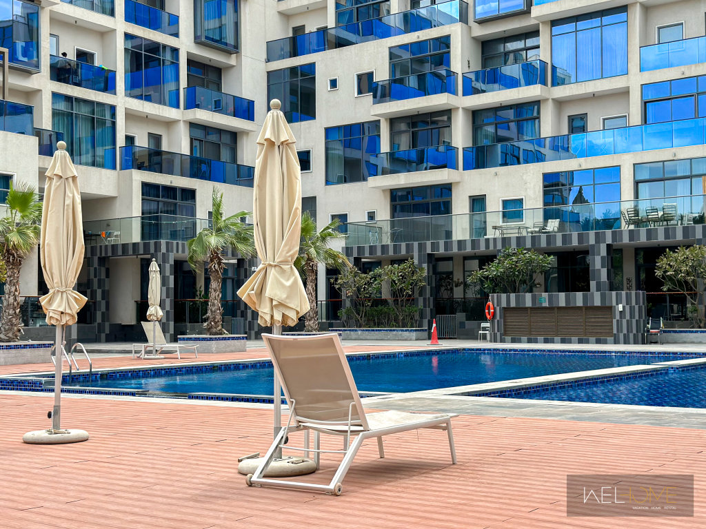 Дубай: Апартаменты WelHome - Prime 1BR Apartment at Oia Residence