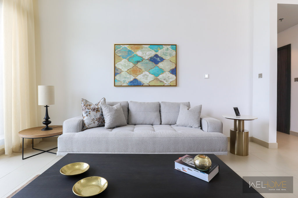 Дубай: Апартаменты WelHome - Prime 1BR Apartment at Oia Residence