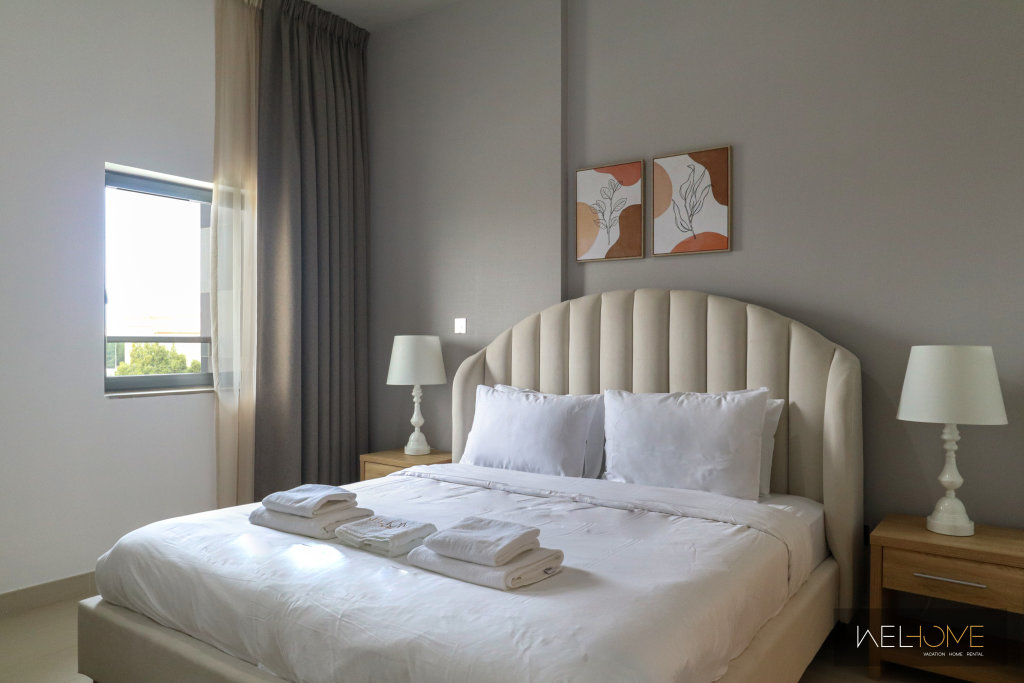 Дубай: Апартаменты WelHome - Prime 1BR Apartment at Oia Residence