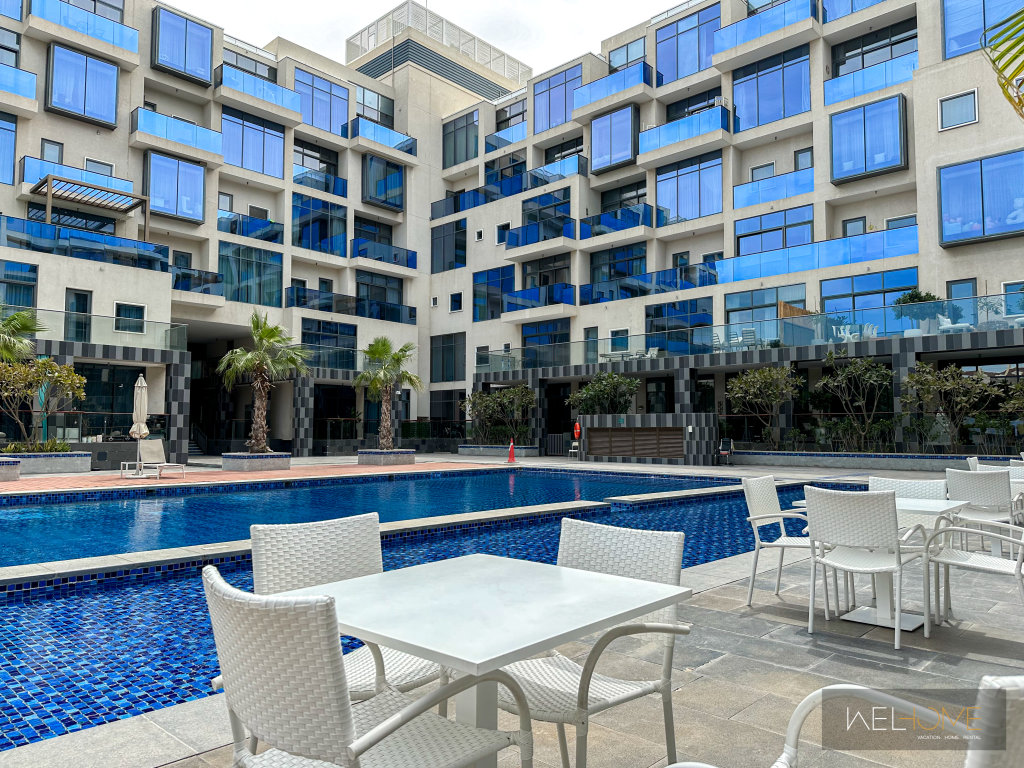 Дубай: Апартаменты WelHome - Prime 1BR Apartment at Oia Residence