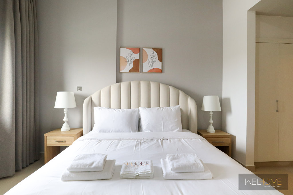 Дубай: Апартаменты WelHome - Prime 1BR Apartment at Oia Residence
