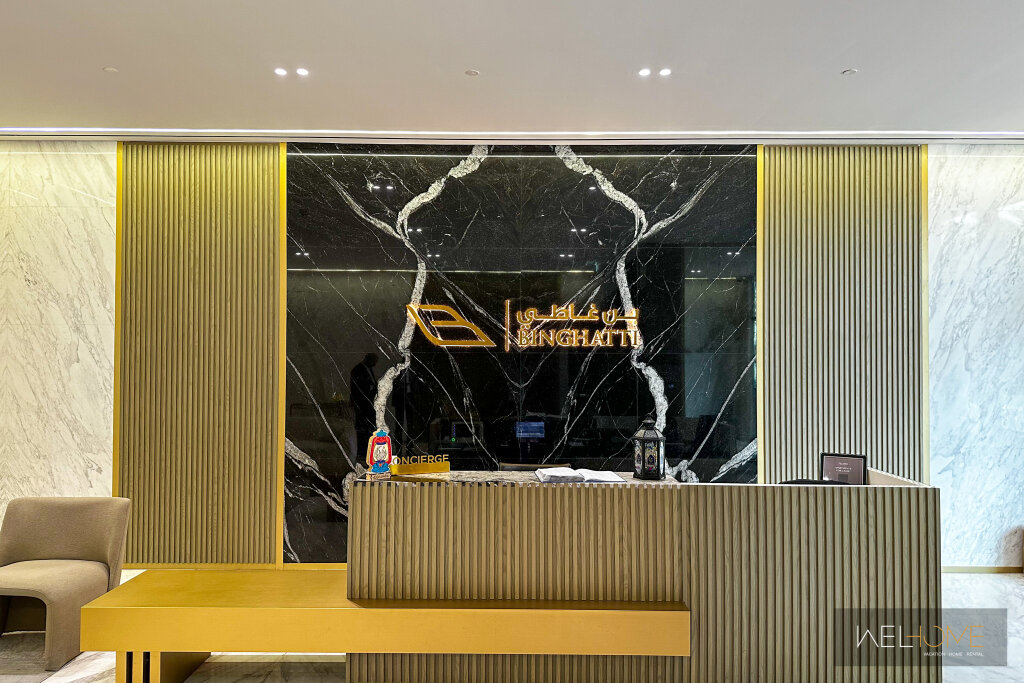 Дубай: Апартаменты WelHome - Dubai Delight: Luxe Living 1BR at Binghatti Luna