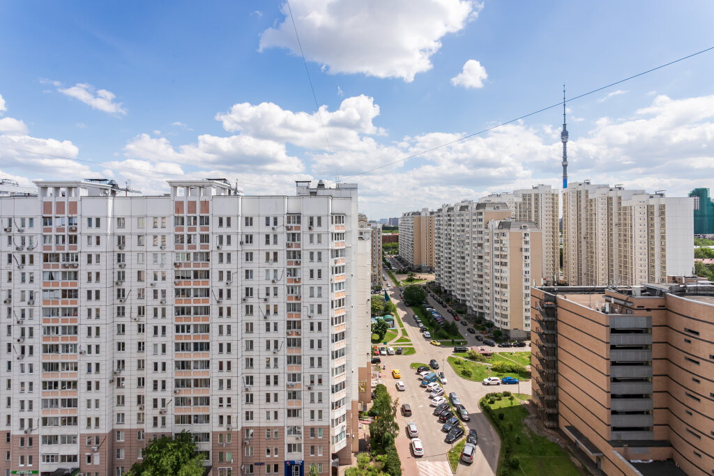 Москва: Квартира Семейная с видом на Останкинскую башню