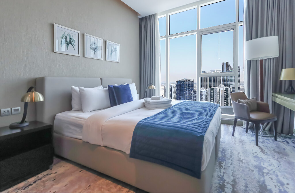 Дубай: Апартаменты Apartments Elite LUX Holiday Homes - Prive Maison Studio in Business Bay
