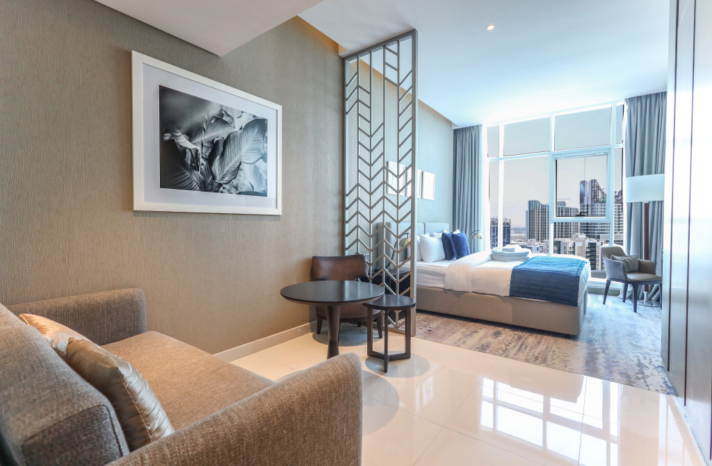 Дубай: Апартаменты Apartments Elite LUX Holiday Homes - Prive Maison Studio in Business Bay