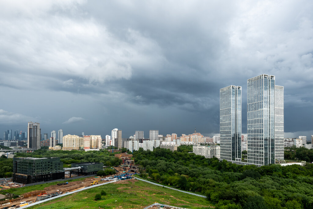 Москва: Квартира Вид на Сити и МГУ